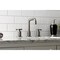 Kingston Brass Widespread Bathroom Faucet with Push PopUp, Black Stainless KS141BSSCG - alternate 5
